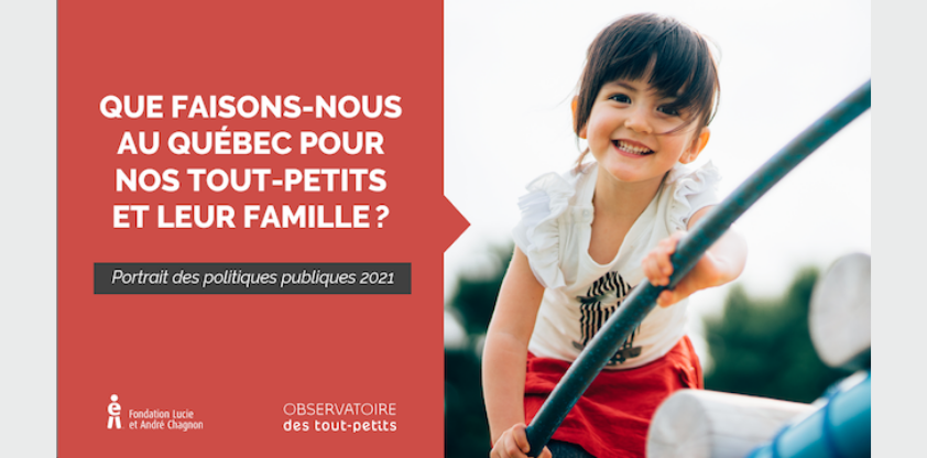 
L’Observatoire des tout-petits dresse un premier Portrait des politiques publiques au Québec